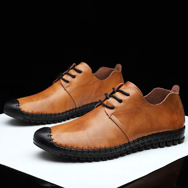 british style male loafers genuine leather men shoes handmade vintage loafers male moccasins flat casual shoes men hc-613, Black
british style male loafers genuine leather men shoes handmade vintage loafers male moccasins flat casual shoes men hc-613, Black