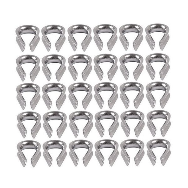 30 pcs m3 stainless steel thimble for 3/32 inch and 1/8 inch diameter wire rope, wire rope chain thimble
30 pcs m3 stainless steel thimble for 3/32 inch and 1/8 inch diameter wire rope, wire rope chain thimble