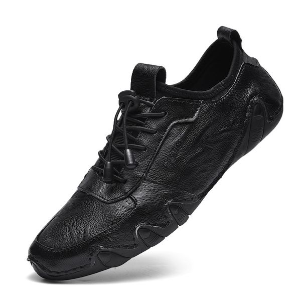 genuine leather men flats shoes slip on hand sewing men outdoor fashion oxfords footwear zapatos hombres trendy shoes o4, Black
genuine leather men flats shoes slip on hand sewing men outdoor fashion oxfords footwear zapatos hombres trendy shoes o4, Black