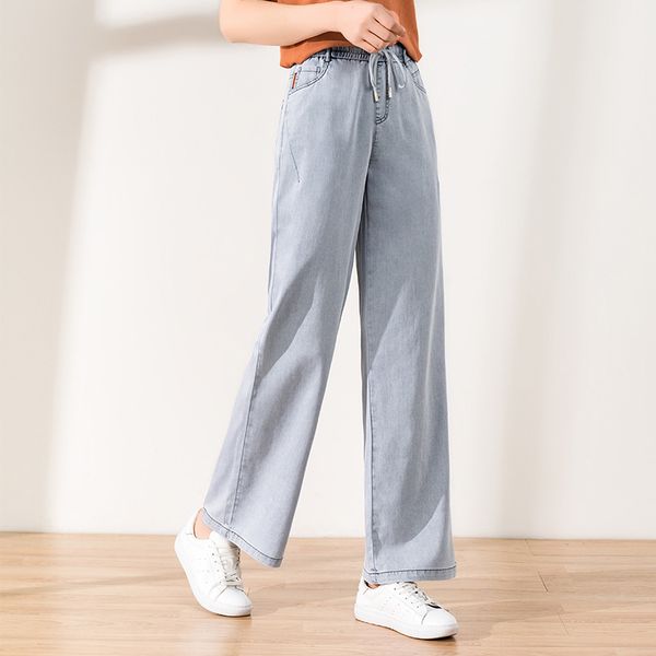 women's jeans the 2021 cowboy wide-legged pants soft stretch slacks trousers of tall waist loose woman straight 20218, Blue
women's jeans the 2021 cowboy wide-legged pants soft stretch slacks trousers of tall waist loose woman straight 20218, Blue