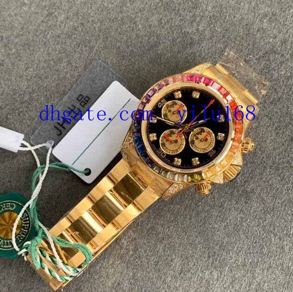 men's automatic full pave bling diamond dial watches mens cal.4130 chronograph watch men gold 116595 jh factory cosmograph eta, Slivery;brown
men's automatic full pave bling diamond dial watches mens cal.4130 chronograph watch men gold 116595 jh factory cosmograph eta, Slivery;brown