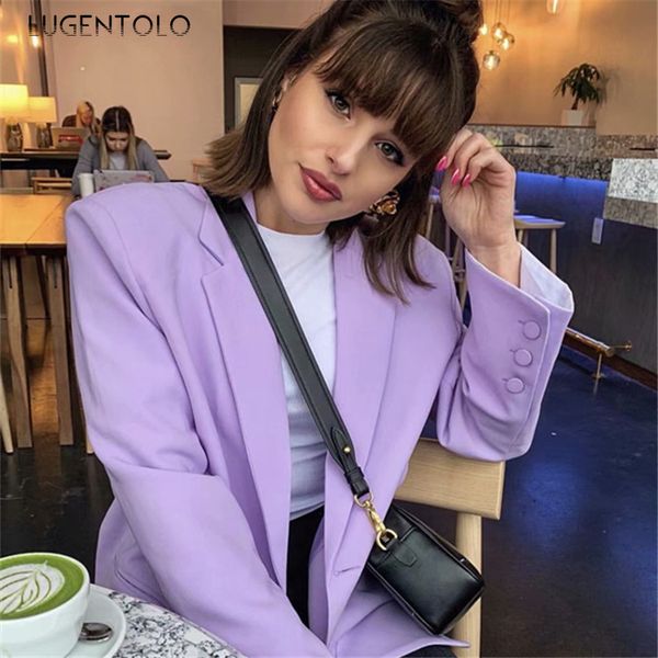 lugentolo women blazers and jackets spring loose long sleeves temperament purple single breasted casual fashion blazer women, White;black
lugentolo women blazers and jackets spring loose long sleeves temperament purple single breasted casual fashion blazer women, White;black
