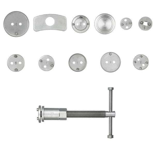 12pcs auto universal disc brake caliper car wind back pad piston compressor automobile garage repair tool kit set with case
12pcs auto universal disc brake caliper car wind back pad piston compressor automobile garage repair tool kit set with case