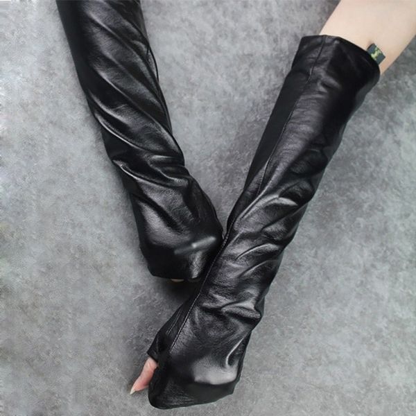 chicever autumn black gloves for women female ladies reveal finger thin section leather glove clothing accessories fashion new, Blue;gray
chicever autumn black gloves for women female ladies reveal finger thin section leather glove clothing accessories fashion new, Blue;gray
