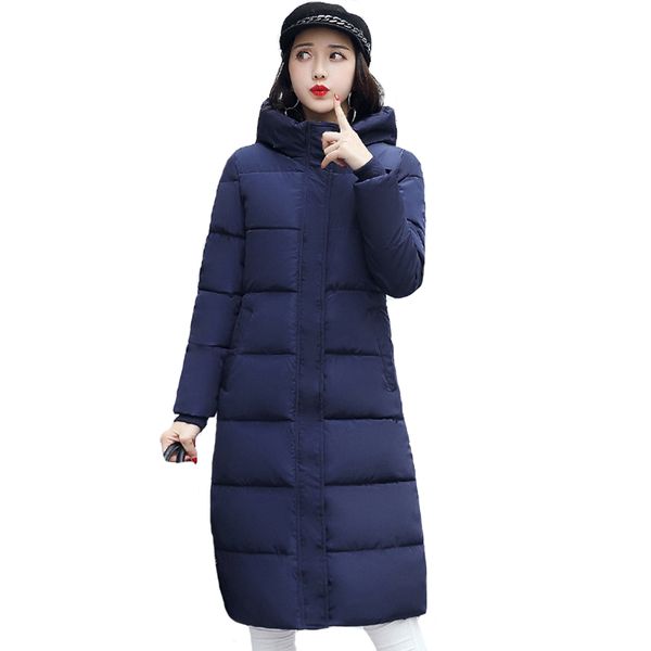 2019 women winter jacket long coat design padded cotton plus size slim jacket hooded zipper women, Black
2019 women winter jacket long coat design padded cotton plus size slim jacket hooded zipper women, Black