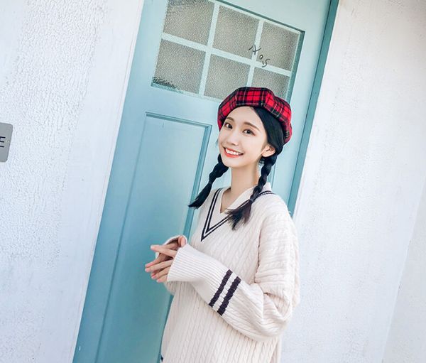 outdoor hats autumn and winter women's outdoor warm beret lattice temperament painter beret factory wholesale, Black;white
outdoor hats autumn and winter women's outdoor warm beret lattice temperament painter beret factory wholesale, Black;white