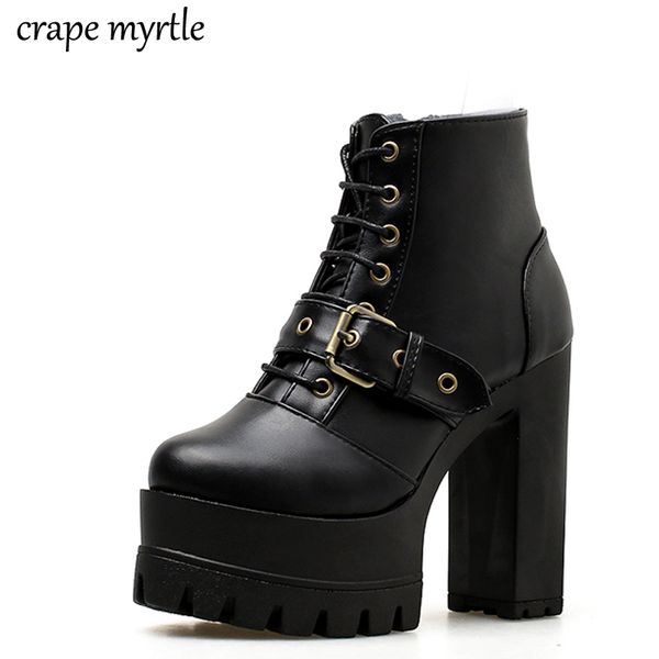 women fall shoes platform boots punk shoes ankle boots high heel motorcycle woman designer botas mujer yma426, Black
women fall shoes platform boots punk shoes ankle boots high heel motorcycle woman designer botas mujer yma426, Black