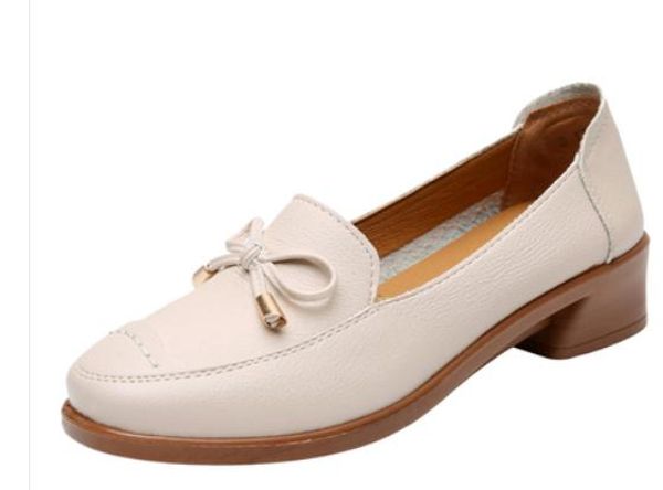 2019 women's shoes in spring and autumn with new style low heel round head bowknot mother shoes#110, Black
2019 women's shoes in spring and autumn with new style low heel round head bowknot mother shoes#110, Black