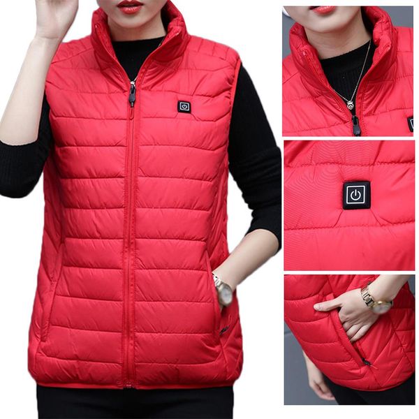 women's smart charging heating stand collar down cotton vest autumn and winter sleeveless jacket heated vest
women's smart charging heating stand collar down cotton vest autumn and winter sleeveless jacket heated vest