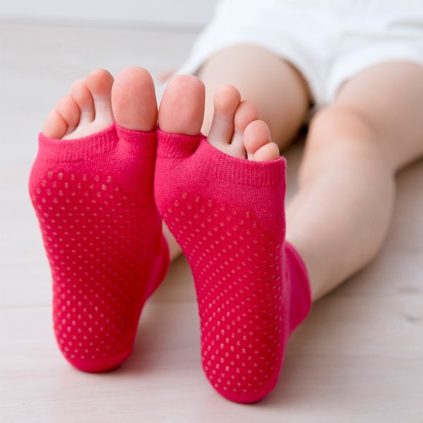 women two toe backless yoga socks ladies cotton breathable anti slip ballet dance pilates socks sports slippers, Black
women two toe backless yoga socks ladies cotton breathable anti slip ballet dance pilates socks sports slippers, Black