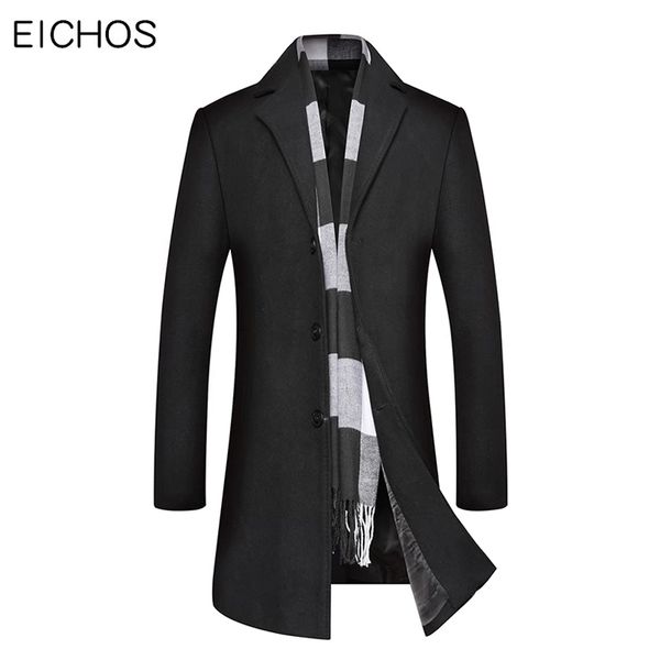 men's wool & blends 2021 autumn men coat jacket solid single breasted fashion overcoat slim fit turn-down collar peacoat, Black
men's wool & blends 2021 autumn men coat jacket solid single breasted fashion overcoat slim fit turn-down collar peacoat, Black