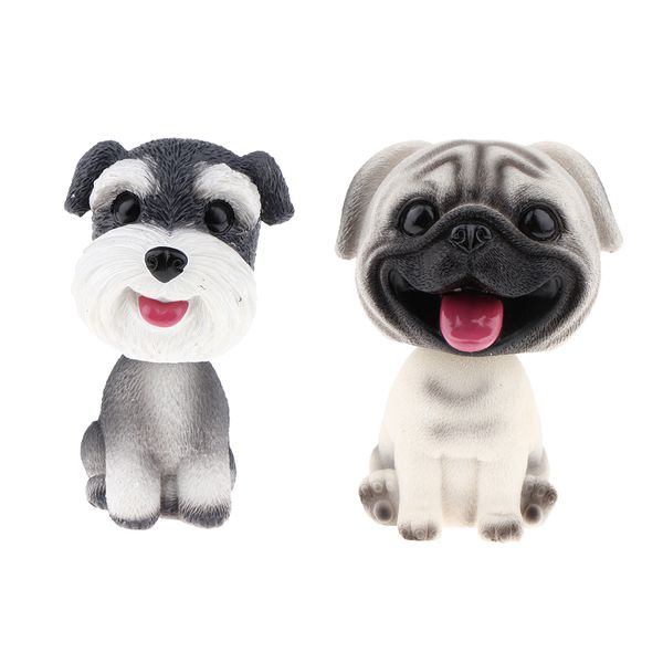 2pcs resin bobble head dog figurine toy home/car dashboard decoration 
2pcs resin bobble head dog figurine toy home/car dashboard decoration