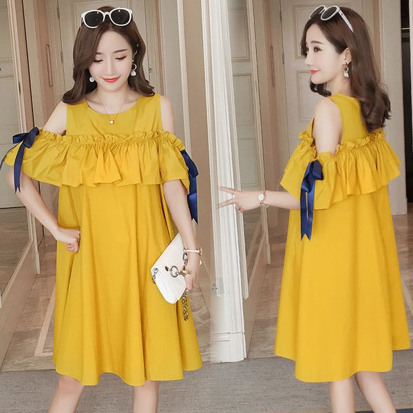 2020 spring summer maternity chiffon strapped shoulder lotus leaf sleeve dress, White
2020 spring summer maternity chiffon strapped shoulder lotus leaf sleeve dress, White