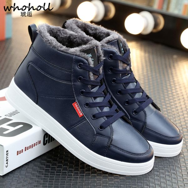 ankle boots warm men snow boots winter lace-up men shoes 2019 new arrival fashion flock plush add-paded winter, Black
ankle boots warm men snow boots winter lace-up men shoes 2019 new arrival fashion flock plush add-paded winter, Black