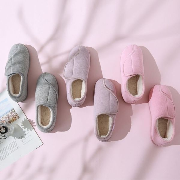 women's memory foam diabetic slippers furry no-slip arthritis edema house shoes, Black
women's memory foam diabetic slippers furry no-slip arthritis edema house shoes, Black