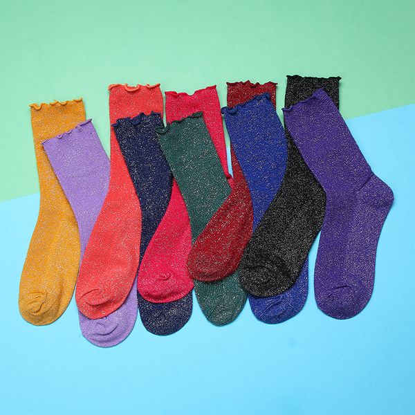 women glitter socks streetwear hip hop shiny long sock 2019 fashion harajuku soft women elastic hosiery ladies vintage sox, Black;white
women glitter socks streetwear hip hop shiny long sock 2019 fashion harajuku soft women elastic hosiery ladies vintage sox, Black;white