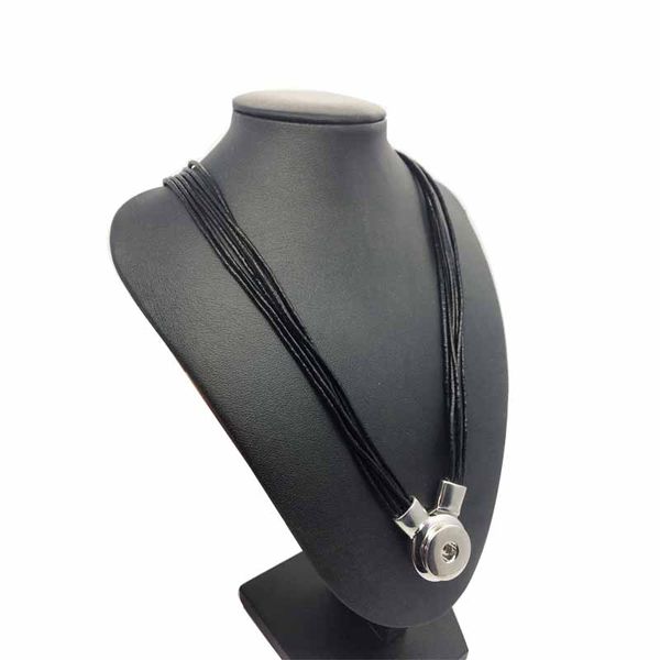 50cm original 104 new genuine leather diy snap button charm magnetic clasp pendant necklace for women men fit 18mm button, Silver
50cm original 104 new genuine leather diy snap button charm magnetic clasp pendant necklace for women men fit 18mm button, Silver