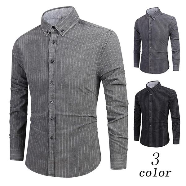 men's fashion shirt casual comfortable big striped slim fit button turndown collar long sleeves shirt style blouses shirt#d, White;black
men's fashion shirt casual comfortable big striped slim fit button turndown collar long sleeves shirt style blouses shirt#d, White;black