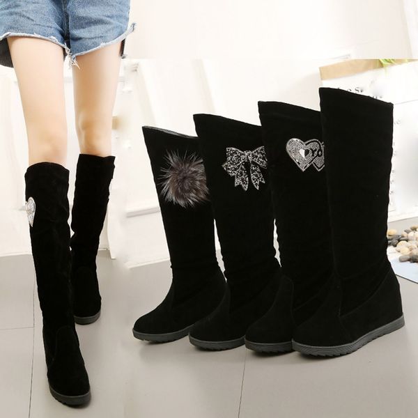 women boots female winter shoes woman fur warm snow boots fashion square high heels knee high botas mujer invierno 2019#3, Black
women boots female winter shoes woman fur warm snow boots fashion square high heels knee high botas mujer invierno 2019#3, Black