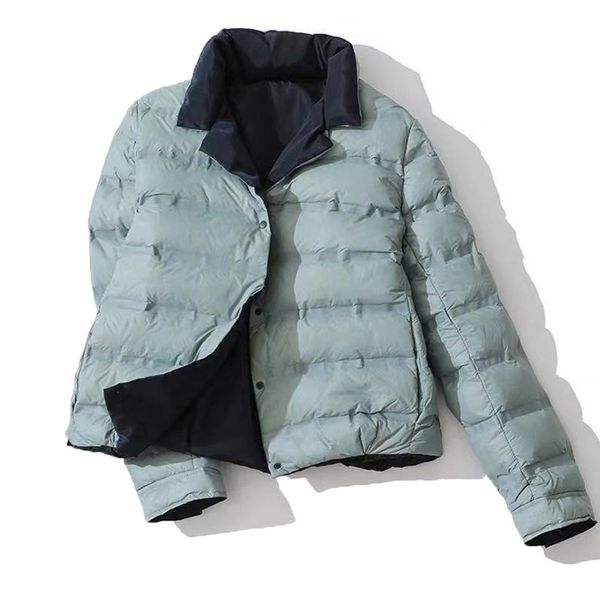 winter women double sided down jacket stand collar 90% white duck down coat double breasted warm short female parka outwear, Black
winter women double sided down jacket stand collar 90% white duck down coat double breasted warm short female parka outwear, Black