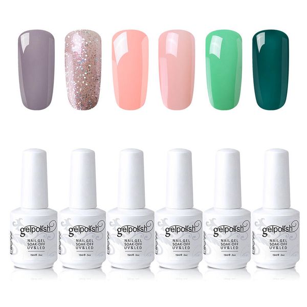 elite99 6 pieces/lot 15ml uv led gel varnish soak off gel lacquer for manicure hybrid painting nail gel polish set, Red;pink
elite99 6 pieces/lot 15ml uv led gel varnish soak off gel lacquer for manicure hybrid painting nail gel polish set, Red;pink