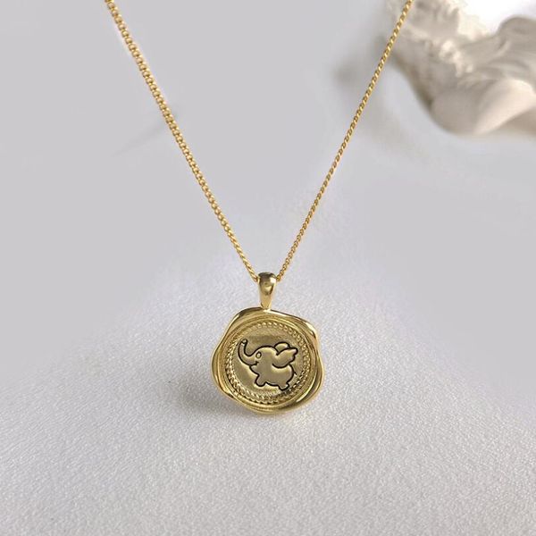925 sterling silver necklaces for women cute elephant necklace clavicle chain choker collar irregular coin necklaces
925 sterling silver necklaces for women cute elephant necklace clavicle chain choker collar irregular coin necklaces