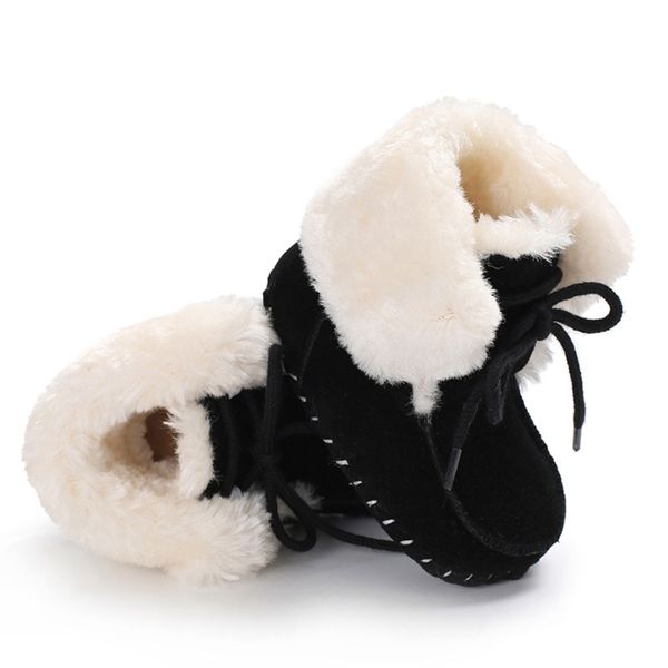infant winter snow boots lace up plush warm anti-skid baby ankle crib shoes soft n1hb, Black;grey
infant winter snow boots lace up plush warm anti-skid baby ankle crib shoes soft n1hb, Black;grey