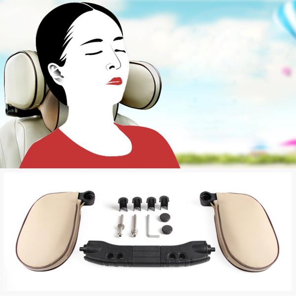 car leather cervical sleeping pillow space memory foam nylon retractable comfortable support on both sides car seat headrest
car leather cervical sleeping pillow space memory foam nylon retractable comfortable support on both sides car seat headrest