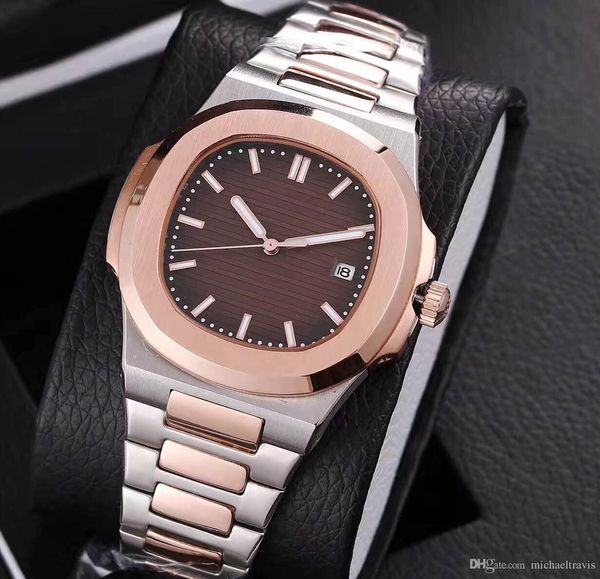 2020 fashion automatic machinery 40mm watch watch model sapphire glass watches stainless steel watch ing, Slivery;brown 
2020 fashion automatic machinery 40mm watch watch model sapphire glass watches stainless steel watch ing, Slivery;brown
