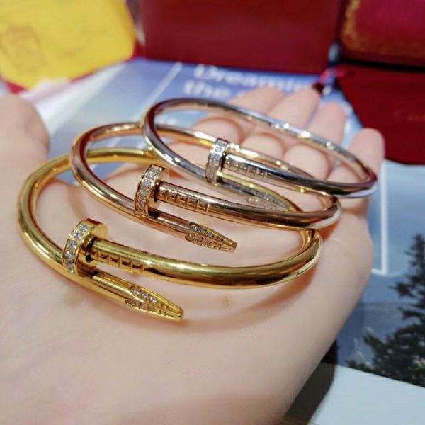brand titanium steel bracelets luxury designers bangles for women men brand bangle femme feminina masculina fashion 3 color with box, Black
brand titanium steel bracelets luxury designers bangles for women men brand bangle femme feminina masculina fashion 3 color with box, Black
