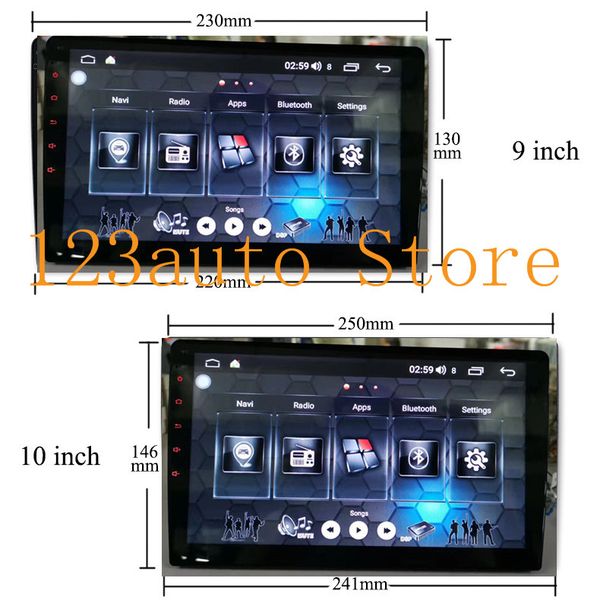 10/9'' 2.5d ips android 8.1 car dvd gps player navigation auto universal single din build in dsp 32eq video output radio stereo
10/9'' 2.5d ips android 8.1 car dvd gps player navigation auto universal single din build in dsp 32eq video output radio stereo