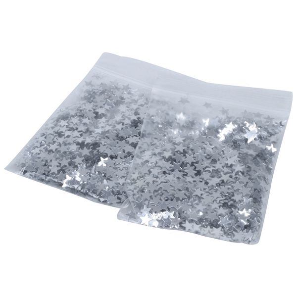 2 pack five-pointed star sequins confetti matching balloons and accessories