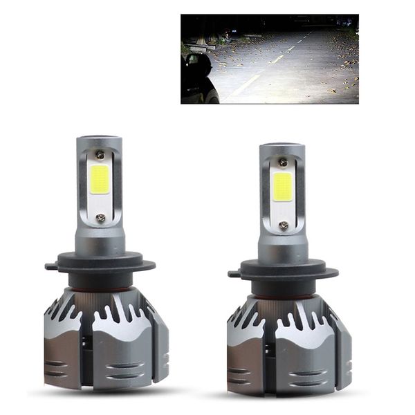 

car headlight h4 h7 led bulbs 8000k 6500k 4300k 3000k h27 880 881 h11 h1 h3 9005 hb3 9006 hb4 12v led headlamp auto fog lights