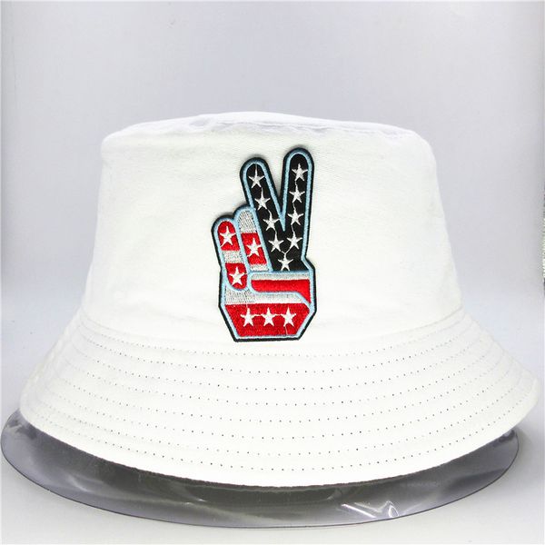 the new style american gesture embroidery bucket hat fisherman hat outdoor travel sun cap hats for child men and women 63
the new style american gesture embroidery bucket hat fisherman hat outdoor travel sun cap hats for child men and women 63