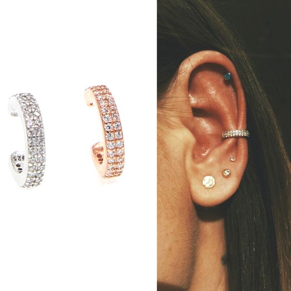 2018 new clip no pierced shiny zirconia cuff earings 925 silver for women statement jewelry black color cz double lines earring
2018 new clip no pierced shiny zirconia cuff earings 925 silver for women statement jewelry black color cz double lines earring