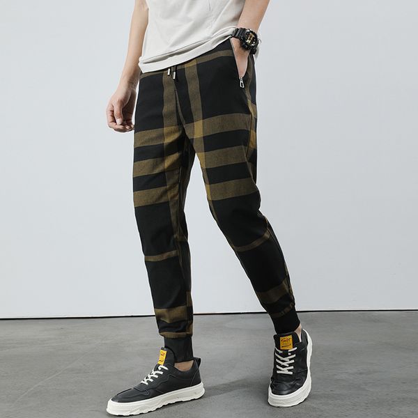 mens designer striped casual pants thin fashion brand all-match youth slim sports tie rope tie feet, Black
mens designer striped casual pants thin fashion brand all-match youth slim sports tie rope tie feet, Black