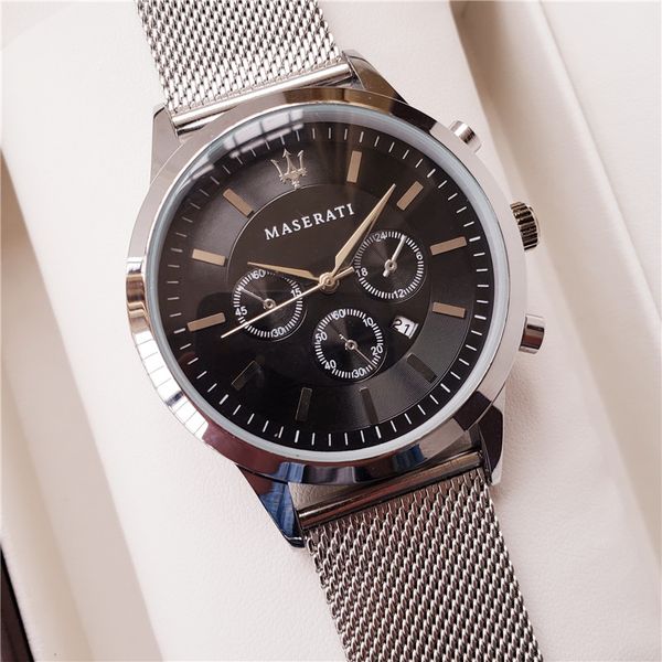 НОВЫЕ роскошные часы maserati 44 мм из нержавеющей стали ремешок для часов кварцевые ч
НОВЫЕ роскошные часы maserati 44 мм из нержавеющей стали ремешок для часов кварцевые ч