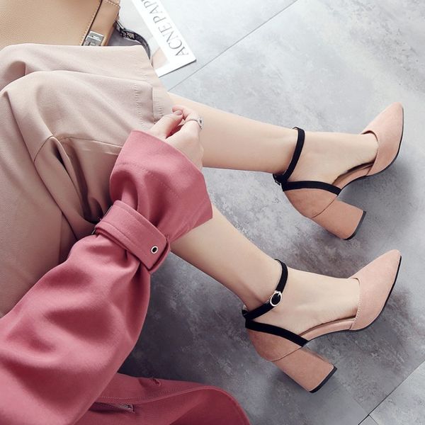 big size 11 12 13 14 15 ladies high heels women shoes woman pumps rough-heeled square-headed buckled single shoes, Black
big size 11 12 13 14 15 ladies high heels women shoes woman pumps rough-heeled square-headed buckled single shoes, Black