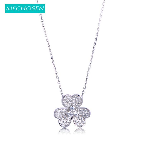 mechosen genuine 925 sterling silver pendant flower shape chokers necklace cubic zirconia women girls shiny fine jewelry kolye
mechosen genuine 925 sterling silver pendant flower shape chokers necklace cubic zirconia women girls shiny fine jewelry kolye