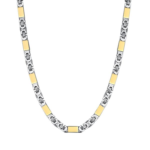 7seas stainless steel men's byzantine necklaces rock & punk style silver-and-gold link chains male jewelry necklace gifts 7s335
7seas stainless steel men's byzantine necklaces rock & punk style silver-and-gold link chains male jewelry necklace gifts 7s335