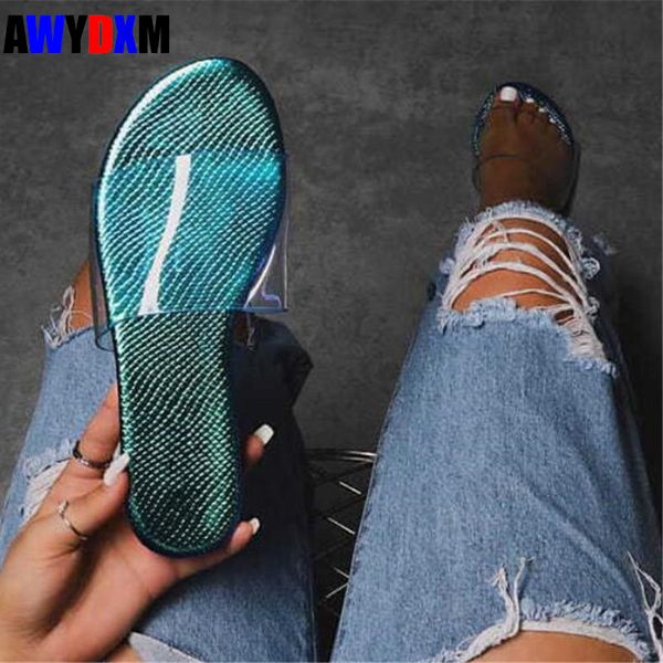 flat slippers women's summer transparent pvc glitter peep toe shoes ladies non slip beach sandals female slides comfort shoes, Black
flat slippers women's summer transparent pvc glitter peep toe shoes ladies non slip beach sandals female slides comfort shoes, Black
