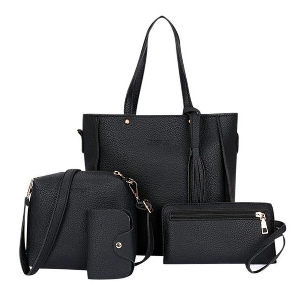 woman bags 2019 four-piece set pu leather composite bag solid simple zipper diagonal shoulder bags messenger bag wallet handbag
woman bags 2019 four-piece set pu leather composite bag solid simple zipper diagonal shoulder bags messenger bag wallet handbag