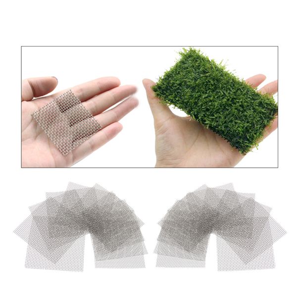 20 pcs stainless steel decorative aquatic moss mesh for aquarium plants fish tank decorations size 3.15x3.15inch
20 pcs stainless steel decorative aquatic moss mesh for aquarium plants fish tank decorations size 3.15x3.15inch