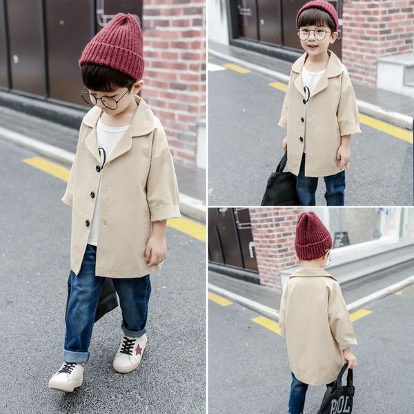 Children Clothing Autumn Winter New Baby Boys Long Trench Coat Kids Casual Long Sleeve Jackets Fashion New Children Outwear, Dark blue
Children Clothing Autumn Winter New Baby Boys Long Trench Coat Kids Casual Long Sleeve Jackets Fashion New Children Outwear, Dark blue