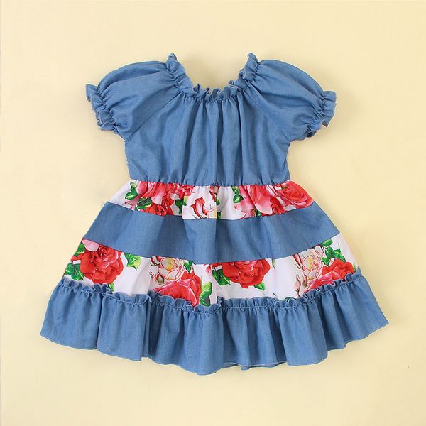 flofallzique girl summer dress round neck puff sleeve blue cute kids clothes for casual outdoor picnic, Red;yellow
flofallzique girl summer dress round neck puff sleeve blue cute kids clothes for casual outdoor picnic, Red;yellow
