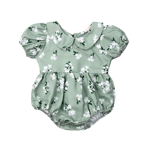 0-24m newborn baby girls floral romper peter pan collar jumpsuit outfits sunsuit clothes, Blue
0-24m newborn baby girls floral romper peter pan collar jumpsuit outfits sunsuit clothes, Blue