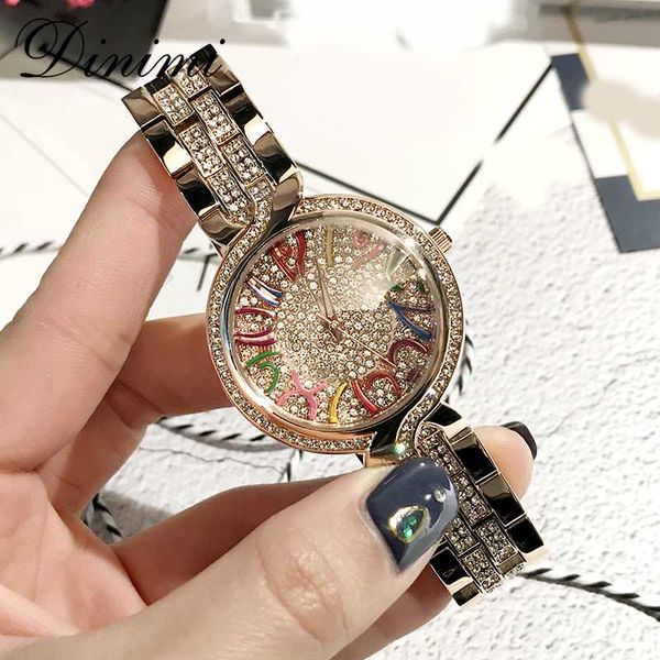 dimini fashion diamond women watches japan movement quartz wristwatch stainless steel ladies watches, Slivery;brown
dimini fashion diamond women watches japan movement quartz wristwatch stainless steel ladies watches, Slivery;brown