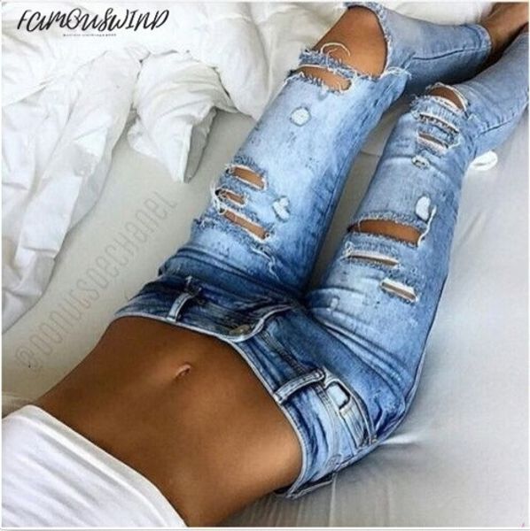 new fashion womens destroyed ripped distressed slim midweight denim pants jeans trousers new drop shipping good quality, Blue
new fashion womens destroyed ripped distressed slim midweight denim pants jeans trousers new drop shipping good quality, Blue