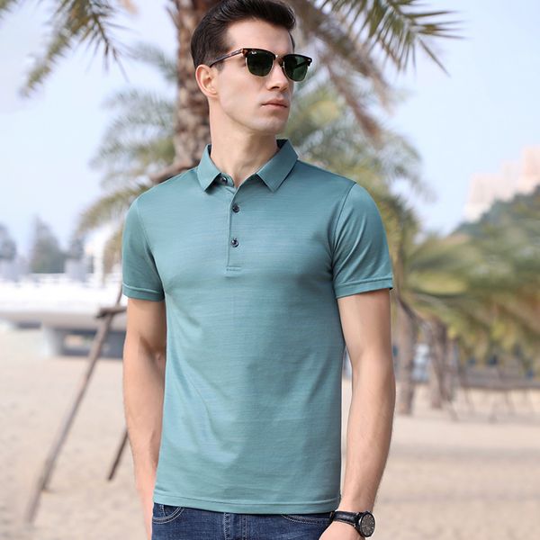 2020 new summer men short sleeve shirts business camisa masculina homme shirts for men abz694, White;black
2020 new summer men short sleeve shirts business camisa masculina homme shirts for men abz694, White;black