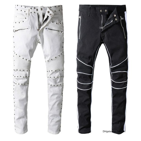balmain men мужские дизайнерские джинсы известный бренд черные белые джинсы тощие рваные разрушенные стрейч slim fit hop hop брюки с отверст, Blue
balmain men мужские дизайнерские джинсы известный бренд черные белые джинсы тощие рваные разрушенные стрейч slim fit hop hop брюки с отверст, Blue
